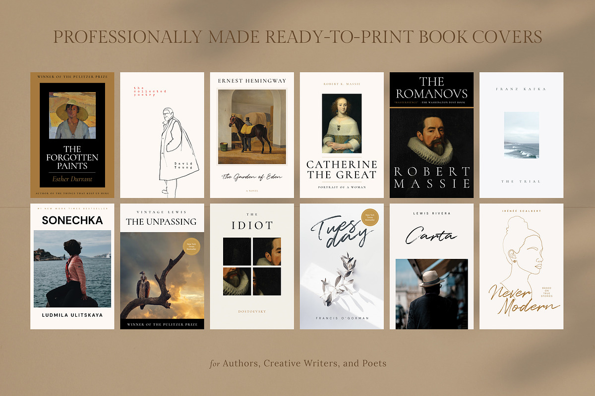 Book Cover Templates Vol.2 CANVA+PS, a Templates & Theme by September 5th (Photo 5 of 16)