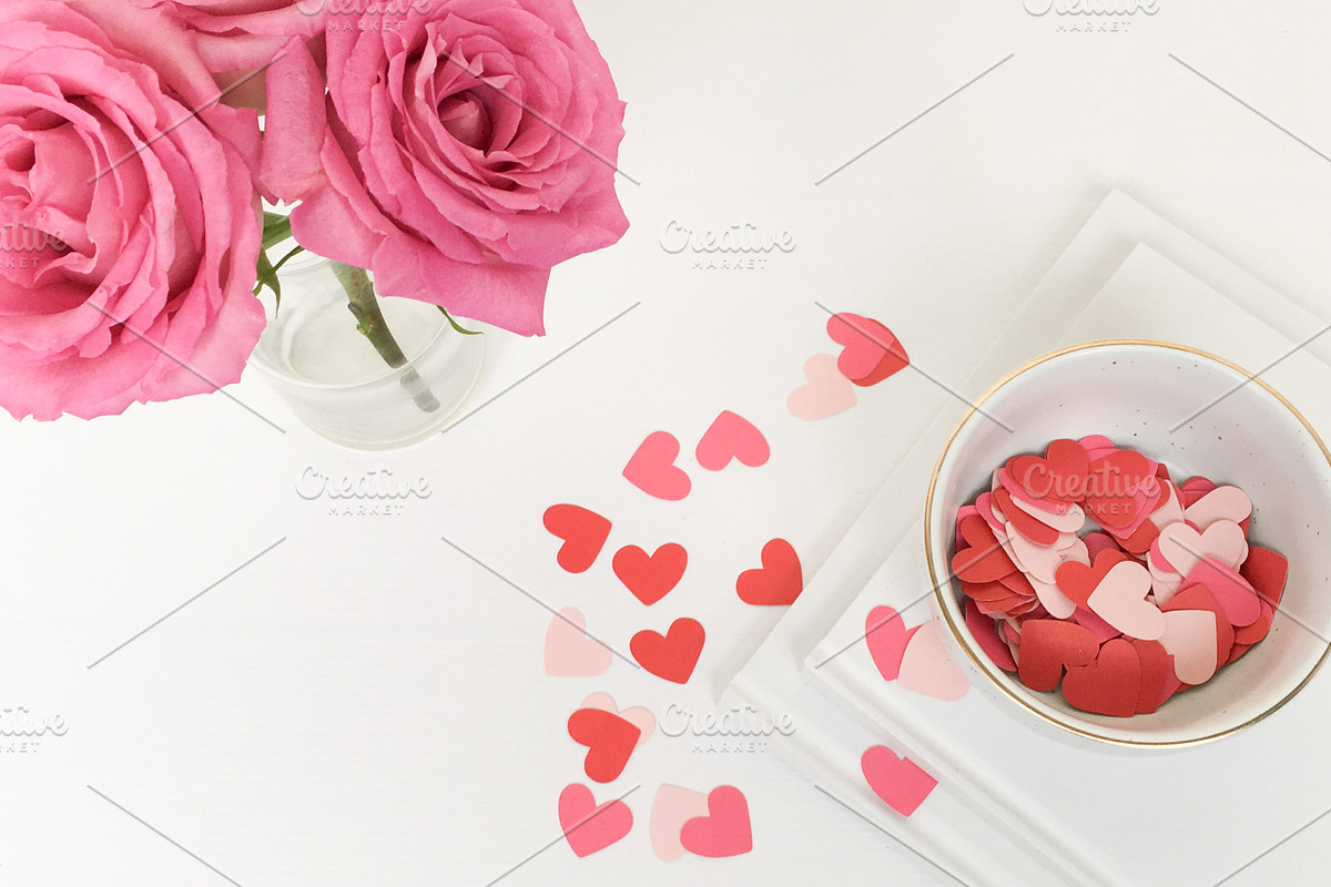 Roses and Hearts Stock Photo Bundle, a Photo by Hudson Lark Studio (Photo 10 of 17)