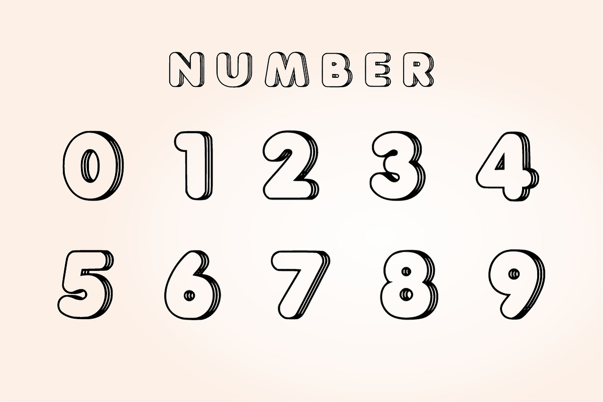 Cute Line, a Font by Limited.studio (Photo 3 of 6)
