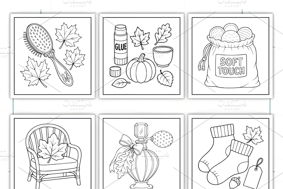 Bold and Easy Cozy Autumn Coloring, a Seasonal Illustration by Coco Bloom (Photo 3 of 3)