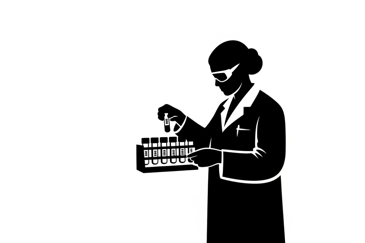 This Scientist Lab Silhouettes, an Illustration by Amazin_art (Photo 20 of 22)
