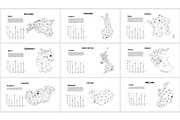 Maps line Presentation Template, a Presentation Template by Infographics project (Thumbnail 12 of 21)