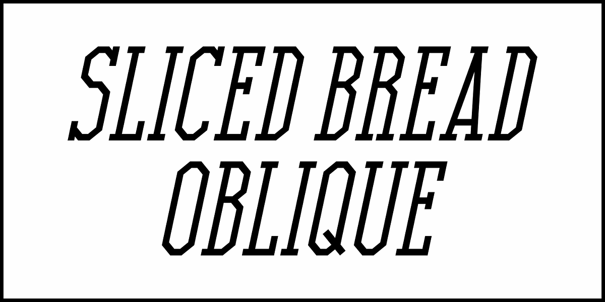 Sliced Bread JNL, a Slab Serif Font by Jeff Levine Fonts (Photo 4 of 5)