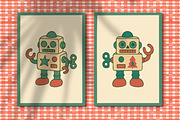 Retro Christmas Toy Robots Graphics, an Object Graphic by Blynn Pippen (Thumbnail 24 of 26)