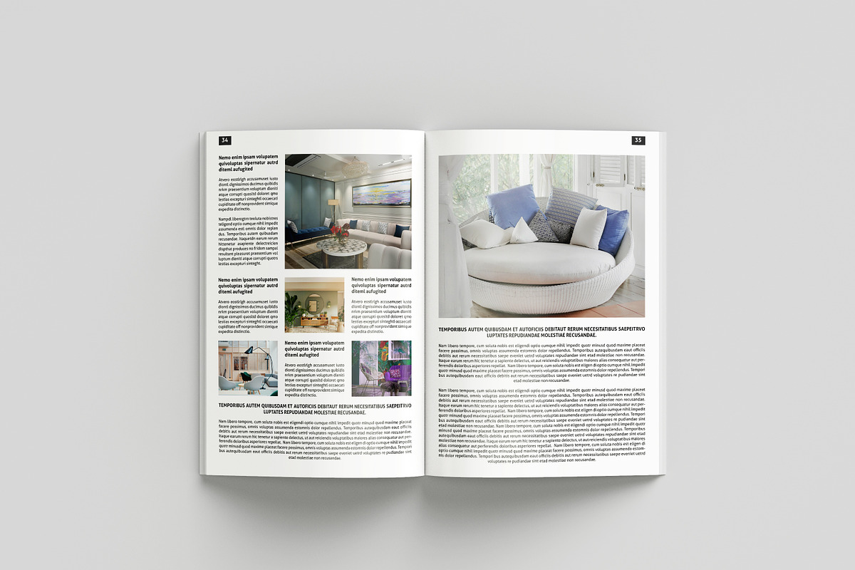 Minimal Multipurpose Magazine, a Magazine Template by Template Shop (Photo 18 of 22)