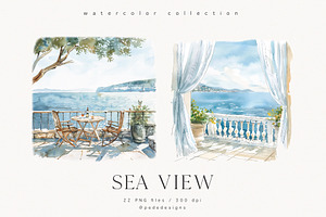 Sea View Illustrations II