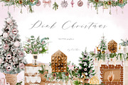 Pink Christmas, a Decorative Illustration by heyiamalice (Thumbnail 1 of 15)