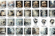 140+ Black and White Shabby Chic Pap, a Decorative Illustration by HubbaDigitals (Thumbnail 3 of 5)