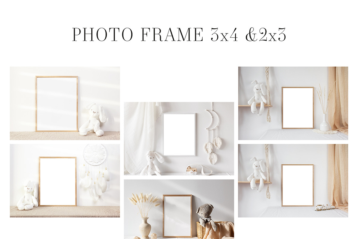 Nursery Card Mockup BundleOnlineEdit, a Product Mockup by PawMockups (Photo 3 of 12)