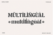 Bright Melody A Display Typeface, a Serif Font by zeenesia (Thumbnail 17 of 18)