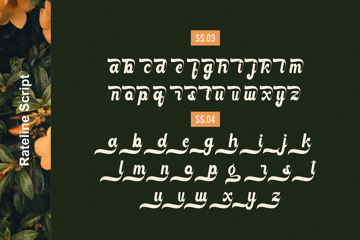 Rateline - Retro Script Font 2 Style, a Script Font by Essentials Studio (Photo 12 of 15)
