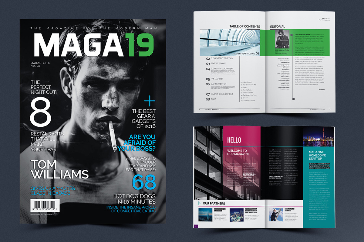 Multipurpose Magazine, a Magazine Template by artico