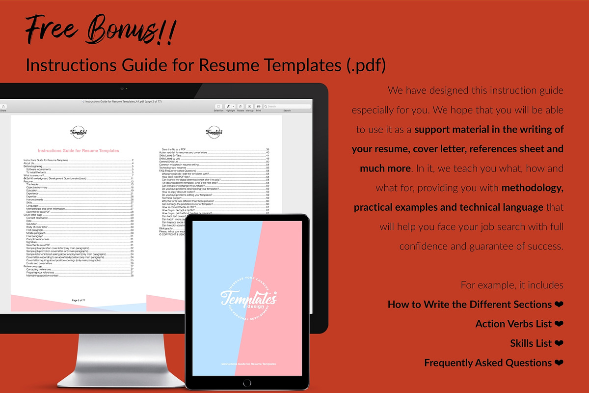 Modern Resume Bundle / CV - Serenity, a Resume Template by Templates Design Co. (Photo 11 of 17)