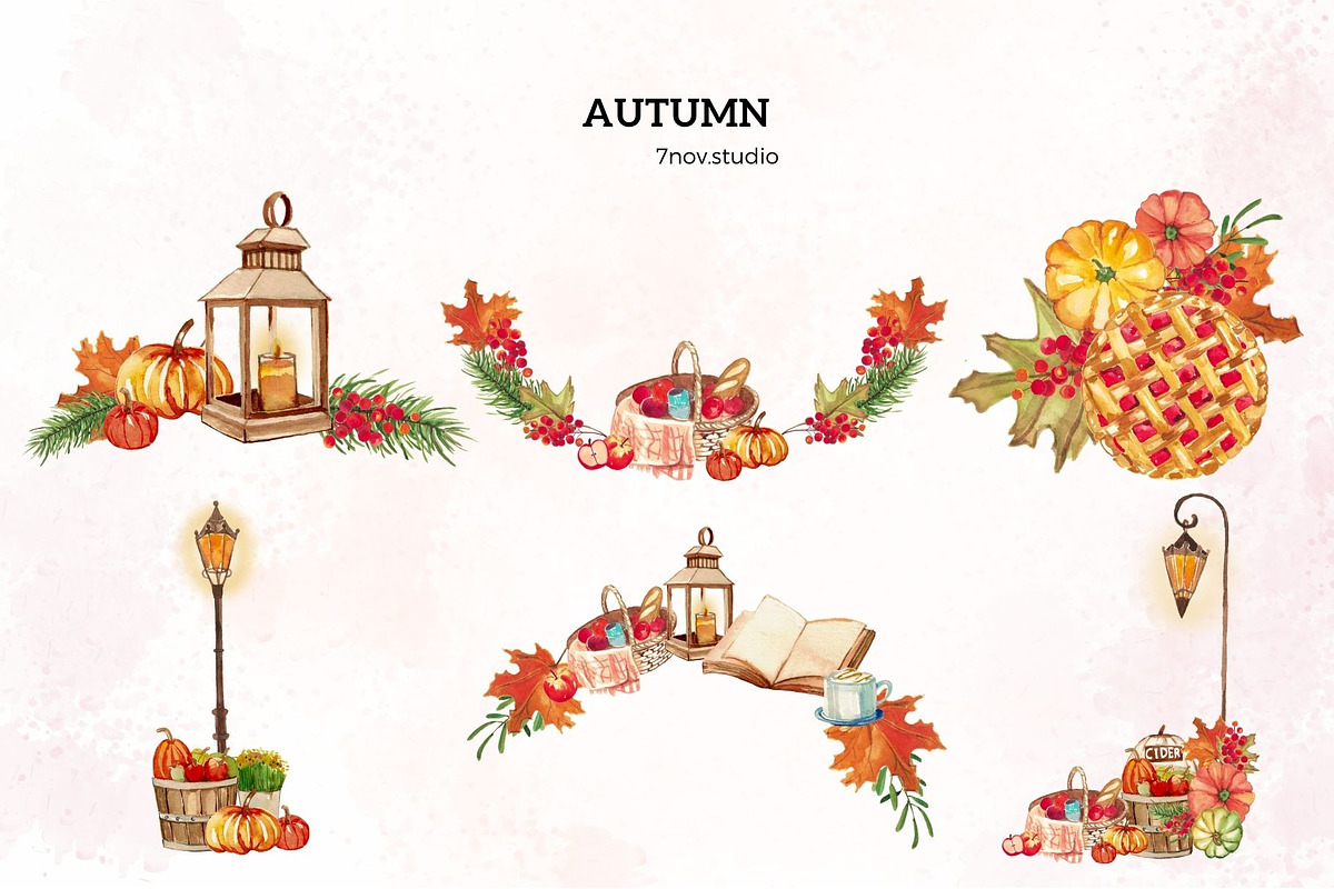 Autumn, a Seasonal Illustration by 7nov.studio (Photo 3 of 7)