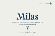 Milas Serif, a Serif Font by Hurufatfont (Thumbnail 1 of 14)