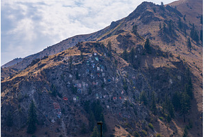 Numeral Mountain has paintings for, a Nature Photo by Backyard Stock