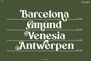 Benaco, a Sans Serif Font by Khoir (Thumbnail 2 of 17)