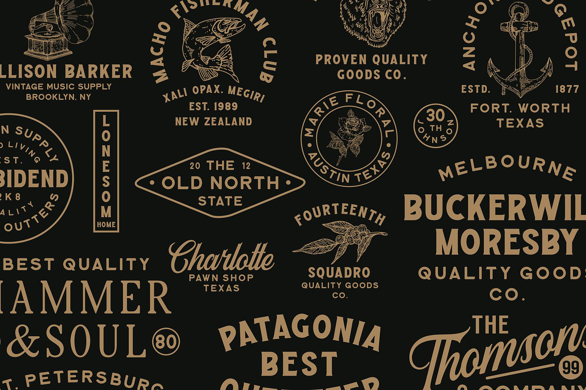 Ironhead Font Collection preview 4