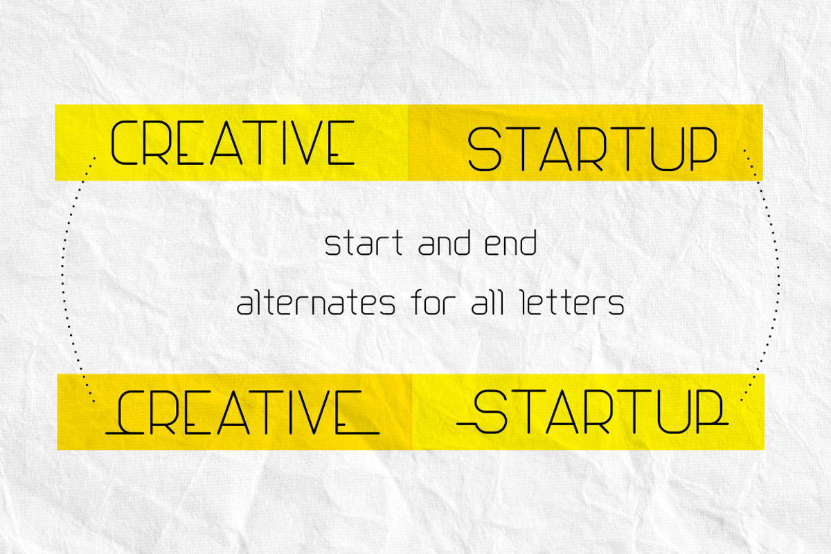 Liner Pro, a Sans Serif Font by wowomnom (Photo 5 of 7)