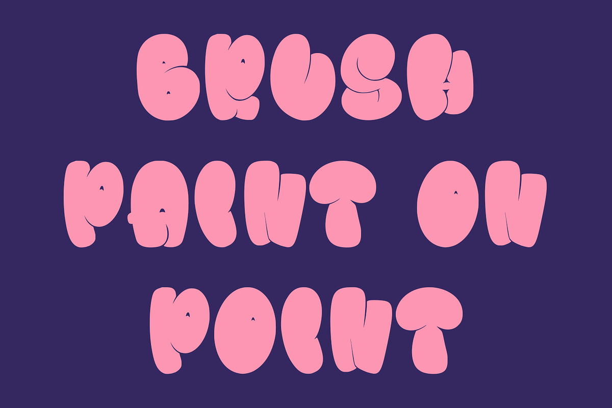 Brollie Graffiti Display Typeface, a Handwritten Font by Maulana Creative (Photo 3 of 7)