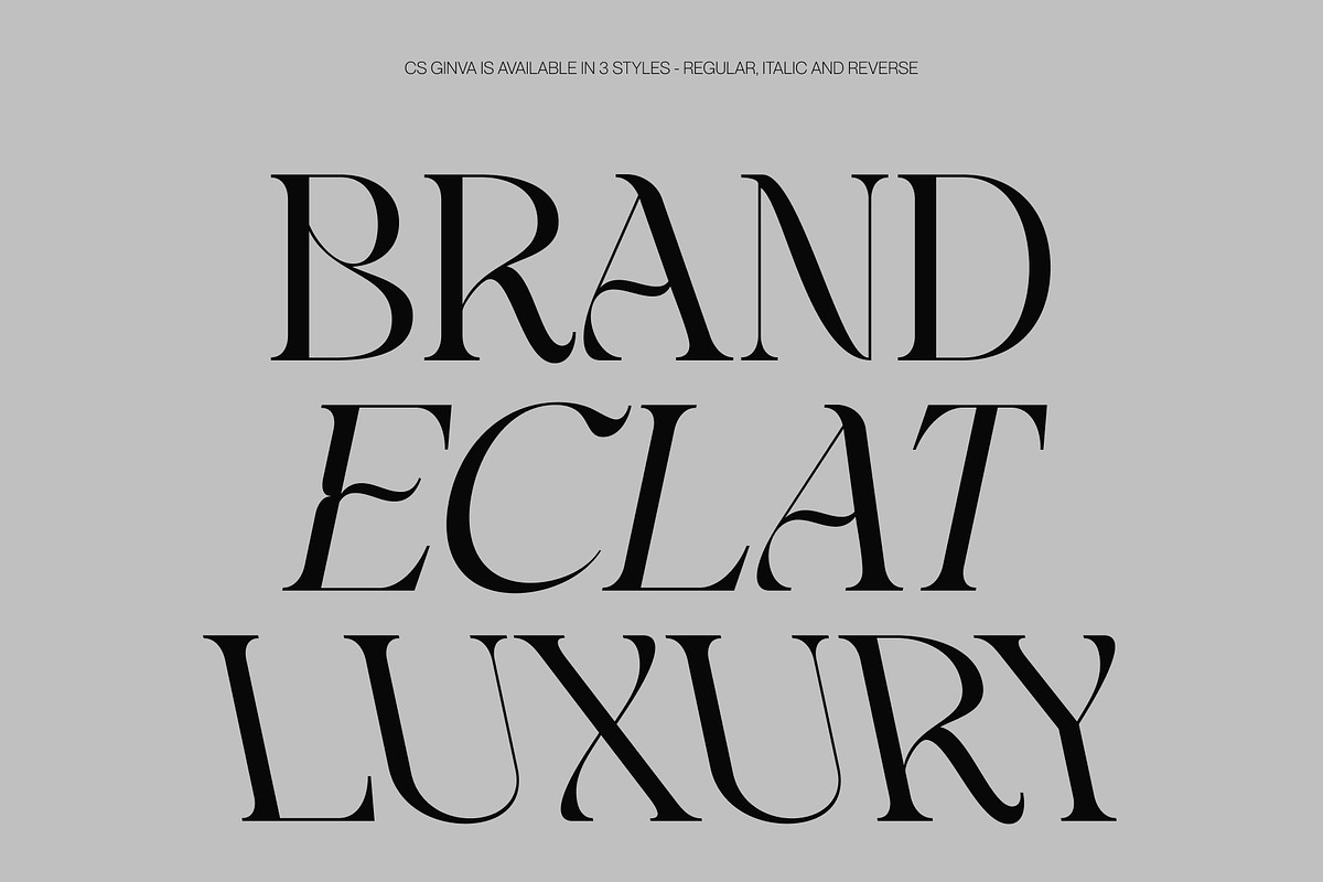 CS Ginva – Stylish Serif Font, a Serif Font by Craft Supply Co. (Photo 3 of 8)