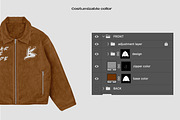 vintage leather jacket mockup, an Apparel Mockup by Barmecide Mockup Studio (Thumbnail 3 of 3)