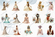 Boho Brides from the Back Diverse, an Illustration by designcity5 (Thumbnail 2 of 5)