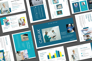 Cablaka Healthcare Googleslide, a Presentation Template by Caprio Studio