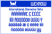 Scifi Experimental Font, a Sans Serif Font by weknow (Thumbnail 8 of 8)