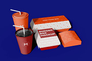 Fast Food Box Mockup, an Advertising Mockup by skybluecreative (Thumbnail 2 of 2)