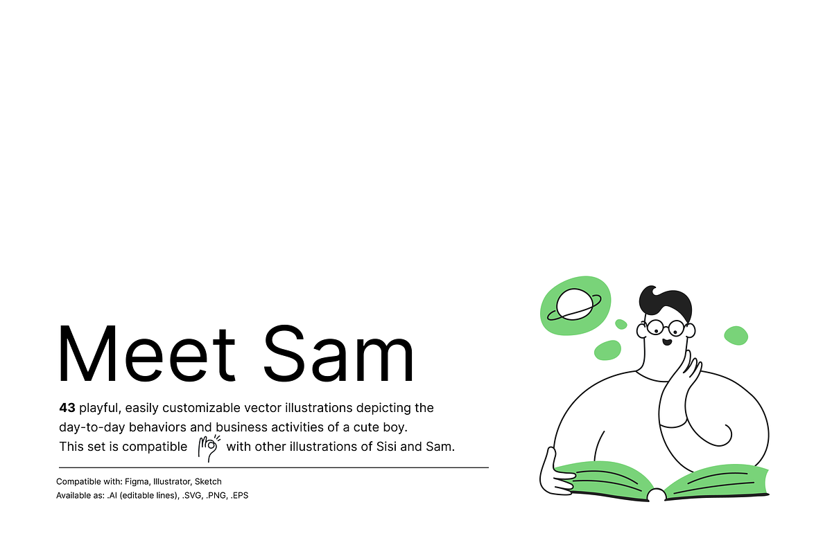 Sam's 43 Startup Illustrations, a Work Illustration by BadBrother (Photo 2 of 15)