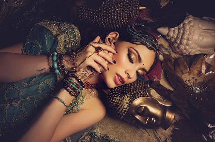 Beautiful arabic style bride in stock photo containing veil and arab