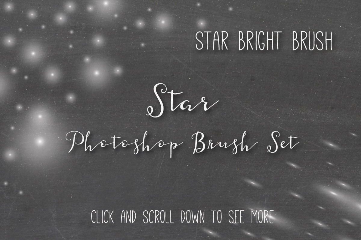 Star Photoshop Brush Set preview 4