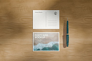 5x7 Inches Postcard and Pen Mockups, an Advertising Mockup by graphiccrew (Thumbnail 3 of 10)
