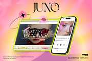 Premium Squarespace Template - JUNO, a Squarespace Template by dunagency (Thumbnail 1 of 9)