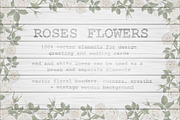 Set of white and red vector roses, an Illustration by belander (Thumbnail 2 of 10)