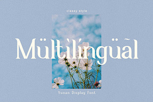 Yunan - Modern And Classy Font