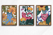 Purrfect cats printable illustration, an Animal Illustration by Yelloo Fish (Thumbnail 6 of 8)