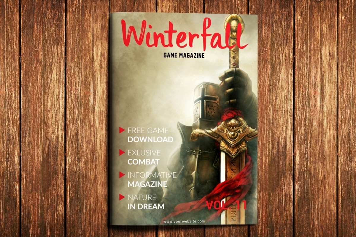 Game Magazine, a Magazine Template by BoriesBechker (Photo 1 of 14)