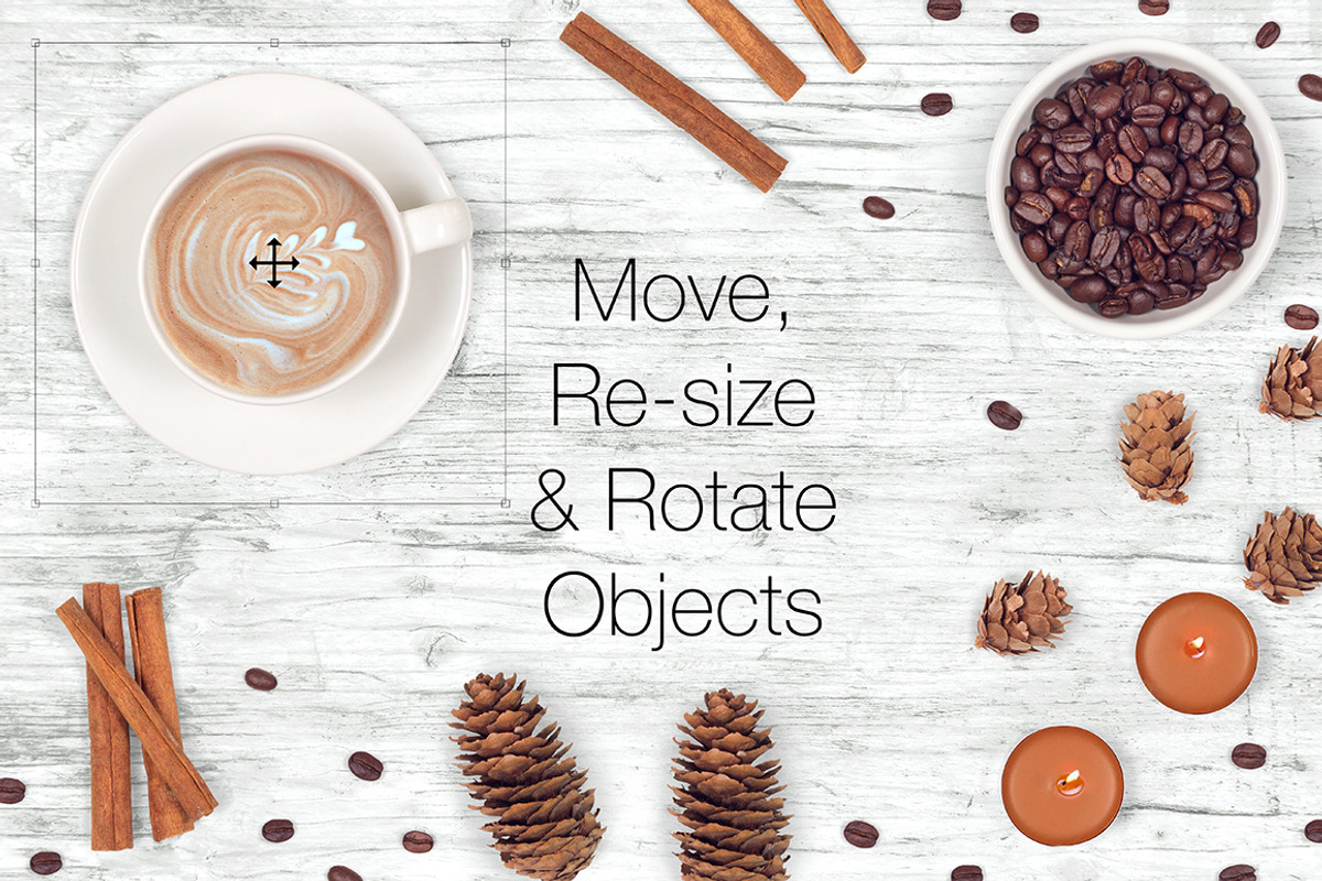 Fall/Autumn Scene Creator, a Product Mockup by Pixomize (Photo 2 of 6)