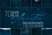 Blue Backgrounds Bundle - Underwater, an Abstract Photo by Sea & Light (Thumbnail 2 of 11)