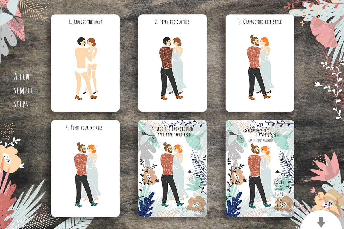 Wedding Couple Creator, a Templates & Theme by bartamarabara (Photo 2 of 4)