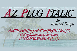 AZ Plug Italic