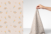 Boho Whale & Rainbow, a Pattern Graphic by tetiartline (Thumbnail 4 of 10)
