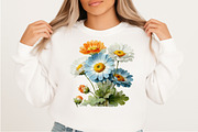 Watercolor Spring Wildflowers Png, an Illustration by Craft Nest (Thumbnail 7 of 11)