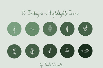 MINT HIGHLIGHT ICONS INSTAGRAM