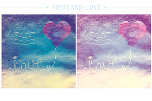 Postcard-love