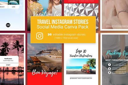 Travel Canva Instagram Stories