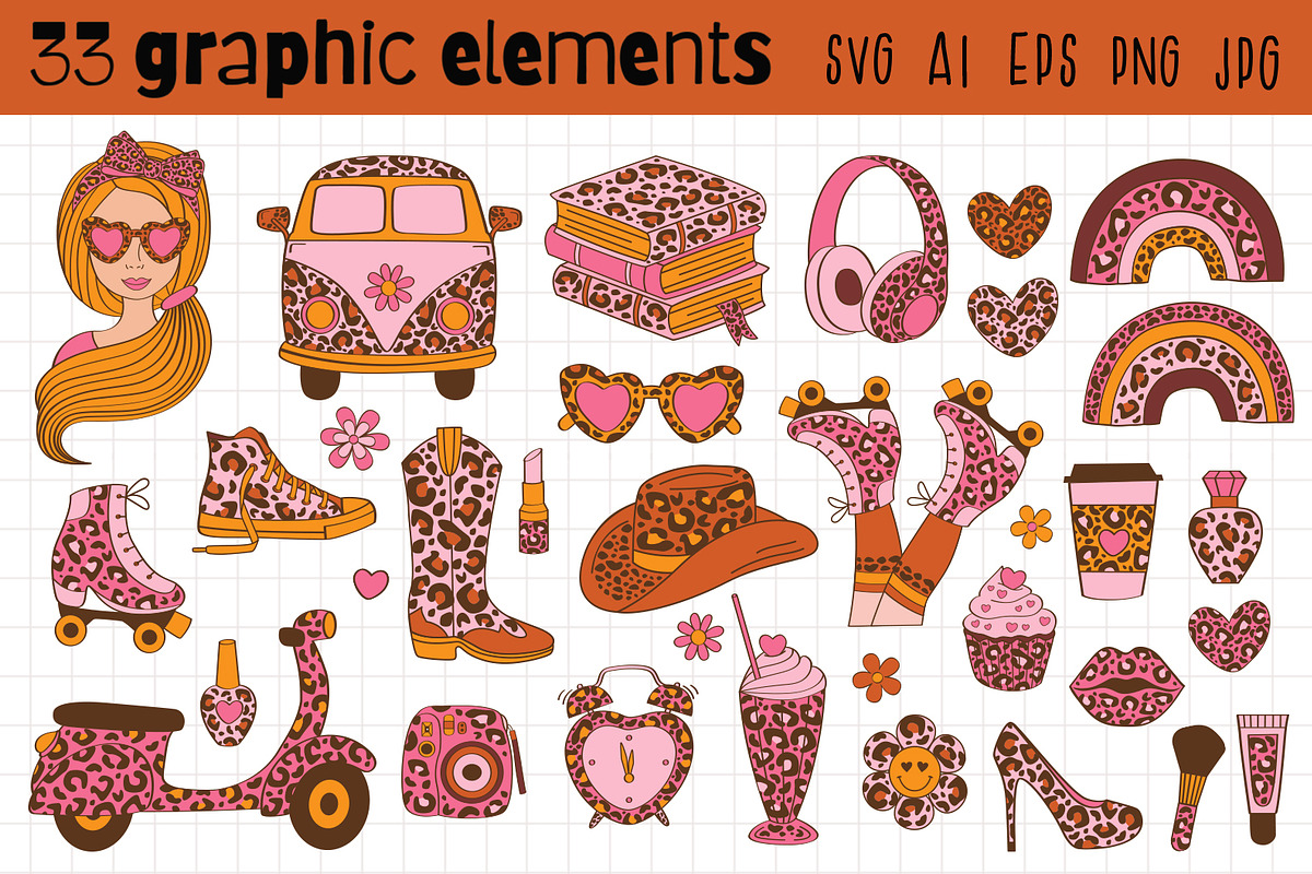 leopard girl collection, a Person Illustration by NataKa (Photo 2 of 10)