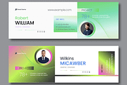 Modern Email Signature Template, an UI Kit Template by MightyDesign (Thumbnail 3 of 6)
